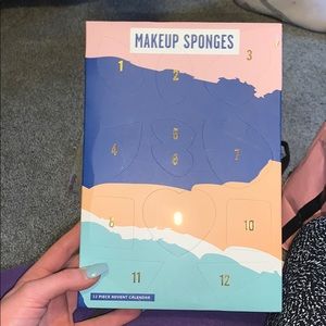 Makeup sponge advent calendar